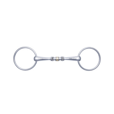 Zachte dubbelgebroken Stübben 2428 bit met zacht koperen mondstuk 16 mm Zachte dubbelgebroken Stübben 2428 bit met zacht koperen mondstuk 16 mm