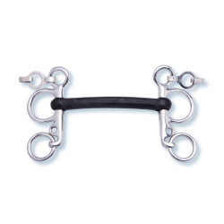 Mors Pelham Stübben 2243 caoutchouté inflexible canon 16 mm