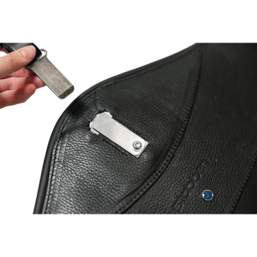 Stübben Pro-Jump Safety buikflap singel Zwart