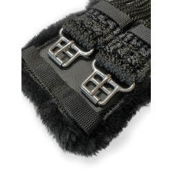 Sangle Stübben corde avec pads rembourrés boucles inox Noir