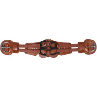 Sangle Stübben Equi-Soft® Western sans rembourrage Tabac