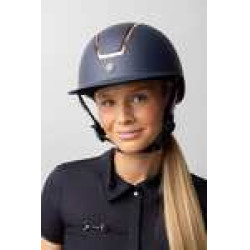 Casque Atmos Metallic II Horze Marine / rose gold Bleu marine Casque Atmos Metallic II Horze Marine / rose gold Bleu marine