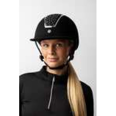 Casque d'équitation Solara II Horze Noir / blanc Casque d'équitation Solara II Horze Noir / blanc