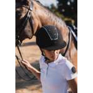 Casque d'équitation Solara II Horze Noir / blanc Casque d'équitation Solara II Horze Noir / blanc