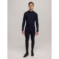 Baselayer à col Tommy Hilfiger Equestrian Phoenix homme Bleu marine