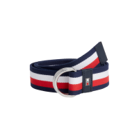 Ceinture Tommy Hilfiger Equestrian Global rayée femme Bleu marine Ceinture Tommy Hilfiger Equestrian Global rayée femme Bleu marine