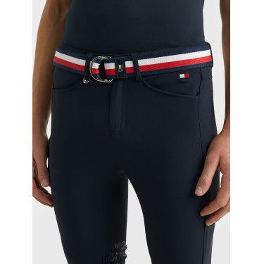 Tommy Hilfiger Equestrian Global Stripe riem voor heren Tommy Hilfiger Equestrian Global Stripe riem voor heren