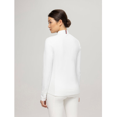 Chemise de concours Tommy Hilfiger Equestrian Charlotte manches longues femme Blanc Chemise de concours Tommy Hilfiger Equestrian Charlotte manches longues femme Blanc