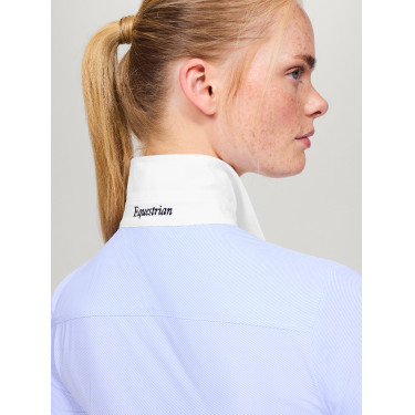 Chemise Tommy Hilfiger Equestrian Essex Stretch Oxford manches longues femme Chemise Tommy Hilfiger Equestrian Essex Stretch Oxford manches longues femme