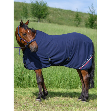 Tommy Hilfiger Equestrian wafelstructuur zweetdeken Tommy Hilfiger Equestrian wafelstructuur zweetdeken