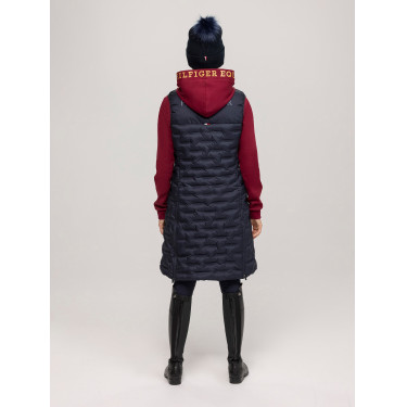 Mouwloze donsjas Tommy Hilfiger Equestrian Maine Puffer dames Mouwloze donsjas Tommy Hilfiger Equestrian Maine Puffer dames
