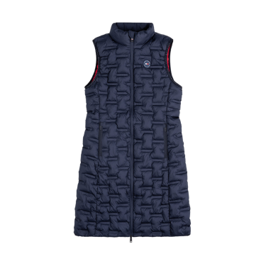 Mouwloze donsjas Tommy Hilfiger Equestrian Maine Puffer dames Mouwloze donsjas Tommy Hilfiger Equestrian Maine Puffer dames