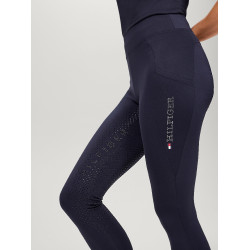 Tommy Hilfiger Equestrian Amber hoge taille full grip damesrijlegging Marineblauw