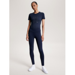 Legging Tommy Hilfiger Equestrian Rome full grip femme Bleu marine Legging Tommy Hilfiger Equestrian Rome full grip femme Bleu marine