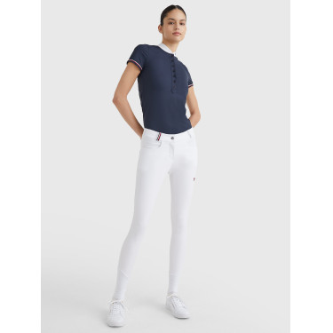 Pantalon Classic Tommy Hilfiger Equestrian femme Blanc