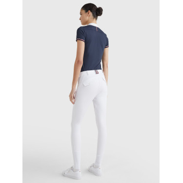 Pantalon Classic Tommy Hilfiger Equestrian femme Blanc