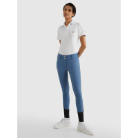 Pantalon Pro Tommy Hilfiger Equestrian femme Blue coast Bleu Pantalon Pro Tommy Hilfiger Equestrian femme Blue coast Bleu
