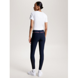 Pantalon Tommy Hilfiger Equestrian Geneva full grip femme Bleu marine
