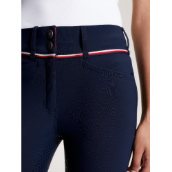 Pantalon Tommy Hilfiger Equestrian Geneva full grip femme Bleu marine