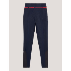 Pantalon Tommy Hilfiger Equestrian Geneva full grip femme Bleu marine