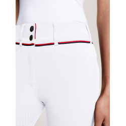 Tommy Hilfiger Equestrian Geneva full grip damesrijbroek Wit Tommy Hilfiger Equestrian Geneva full grip damesrijbroek Wit