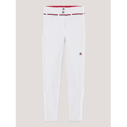 Pantalon Tommy Hilfiger Equestrian Geneva full grip femme Blanc Pantalon Tommy Hilfiger Equestrian Geneva full grip femme Blanc