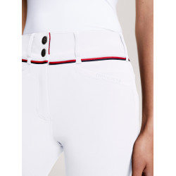 Tommy Hilfiger Equestrian Geneva kniestukken grip damesrijbroek Wit