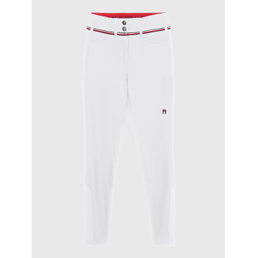 Tommy Hilfiger Equestrian Geneva kniestukken grip damesrijbroek Wit