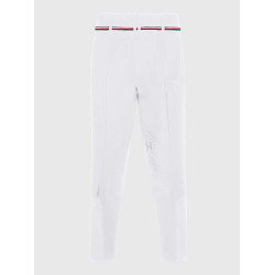 Pantalon Tommy Hilfiger Equestrian Geneva grip genoux femme Blanc