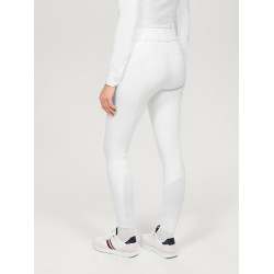 Pantalon Tommy Hilfiger Equestrian Helena femme grip genoux Blanc