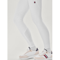 Pantalon Tommy Hilfiger Equestrian Helena femme grip genoux Blanc