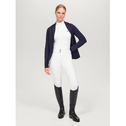 Pantalon Tommy Hilfiger Equestrian Helena femme grip genoux Blanc