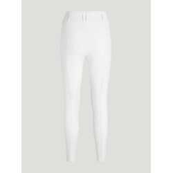 Pantalon Tommy Hilfiger Equestrian Helena femme grip genoux Blanc