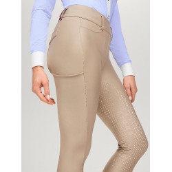 Pantalon Tommy Hilfiger Equestrian Highland Hybrid femme full grip Beige saison