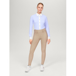 Pantalon Tommy Hilfiger Equestrian Highland Hybrid femme full grip Beige saison