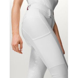 Pantalon Tommy Hilfiger Equestrian Highland Hybrid femme full grip Blanc