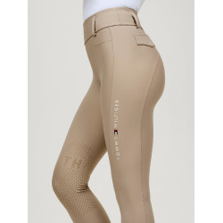 Pantalon Tommy Hilfiger Equestrian Highland Hybrid femme grip genoux Beige saison Pantalon Tommy Hilfiger Equestrian Highland Hybrid femme grip genoux Beige saison