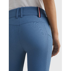 Pantalon Tommy Hilfiger Equestrian Pro femme grip genoux Blue coast Bleu Pantalon Tommy Hilfiger Equestrian Pro femme grip genoux Blue coast Bleu