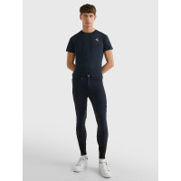 Pantalon Tommy Hilfiger Equestrian Pro homme grip genoux Blanc Pantalon Tommy Hilfiger Equestrian Pro homme grip genoux Blanc