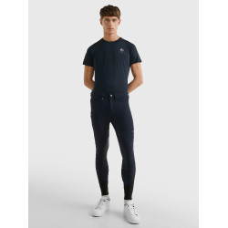 Pantalon Tommy Hilfiger Equestrian Pro homme grip genoux Bleu marine