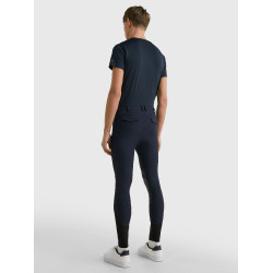 Pantalon Tommy Hilfiger Equestrian Pro homme grip genoux Bleu marine
