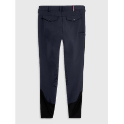 Pantalon Tommy Hilfiger Equestrian Pro homme grip genoux Bleu marine