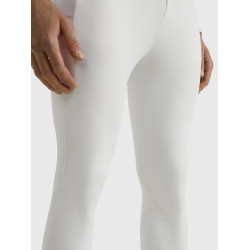Pantalon Tommy Hilfiger Equestrian Pro homme grip genoux Blanc