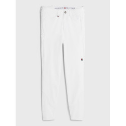 Pantalon Tommy Hilfiger Equestrian Pro homme grip genoux Blanc