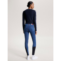 Pantalon Tommy Hilfiger Equestrian Queens Denim femme full grip Heritage Bleu Pantalon Tommy Hilfiger Equestrian Queens Denim femme full grip Heritage Bleu