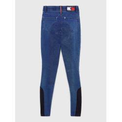 Tommy Hilfiger Equestrian Queens Denim damesrijbroek full grip Erfgoed Blauw Tommy Hilfiger Equestrian Queens Denim damesrijbroek full grip Erfgoed Blauw