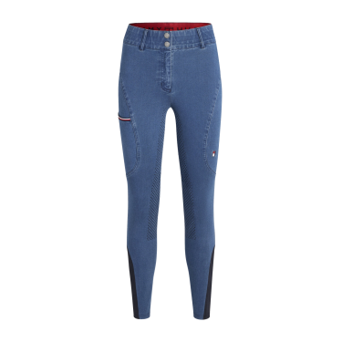 Broek Tommy Hilfiger Equestrian Texas Denim full grip dames Broek Tommy Hilfiger Equestrian Texas Denim full grip dames