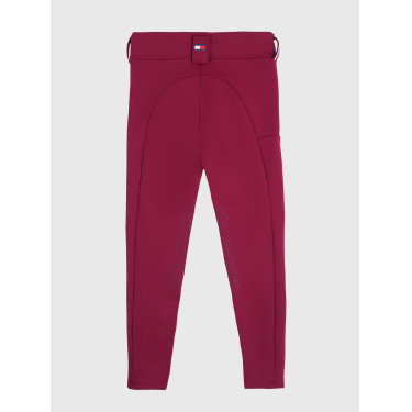 Pantalon Tommy Hilfiger Equestrian Vermont grip genoux femme Rouge