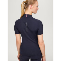 Trainingspolo Tommy Hilfiger Equestrian Genoa dames Marineblauw
