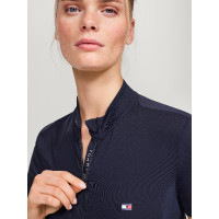 Trainingspolo Tommy Hilfiger Equestrian Genoa dames Marineblauw